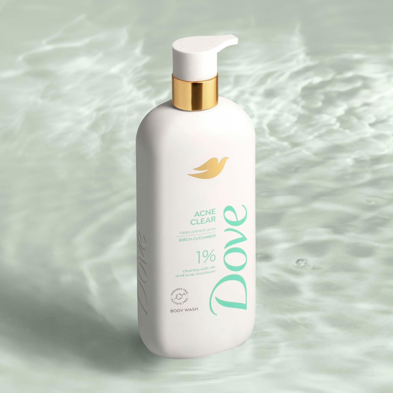 imageDove Serum Body Wash Acne Clear for troubled skin with Salicylic Acid 185 Fl Oz185 Fl Oz Pack of 1