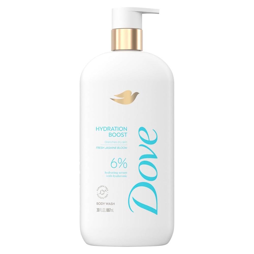 imageDove Serum Body Wash Hydration Boost actively drenches dry skin with Hyaluronic Acid Serum 185 Fl OzFragranced