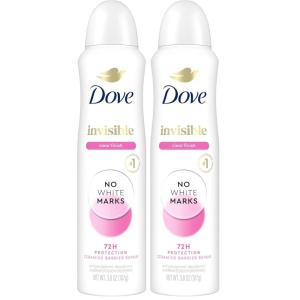Dove Advanced Care Antiperspirant Deodorant Spray Clear Finish 3 Count Invisible antiperspirant Deodorant Tested on 100 colors 72-Hour Odor and Sweat Protection with Pro-Ceramide Technology 3.8 oz(3.8 Ounce (Pack of 2))