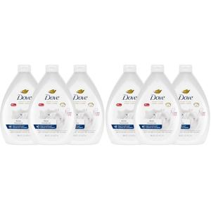 Dove Advanced Care Hand Wash Refill Deep Moisture – Value Size, Pack of 3 (34 oz Refill Bottles) | Moisturizing Liquid Hand Soap for Dry Skin(34 Fl Oz (Pack of 6))