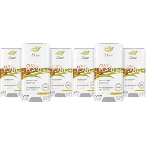 Dove Care by Plants Deodorant Stick for long-lasting deodorant protection Lemongrass aluminum free deodorant 2.6 oz 3 Count(2.6 Ounce (Pack of 6))