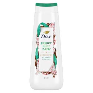 Dove Limited Edition Holiday Treats Body Wash Peppermint Bark for Deep Nourishment 20 oz(20 Fl Oz (Pack of 1))