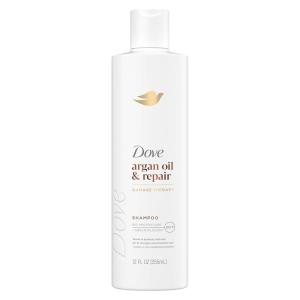 Dove Shampoo Argan Oil & Repair for Fine Hair with Bio-Protein Care Technology and Argan Oil Blend 12 Fl Oz(12 Fl Oz (Pack of 1))