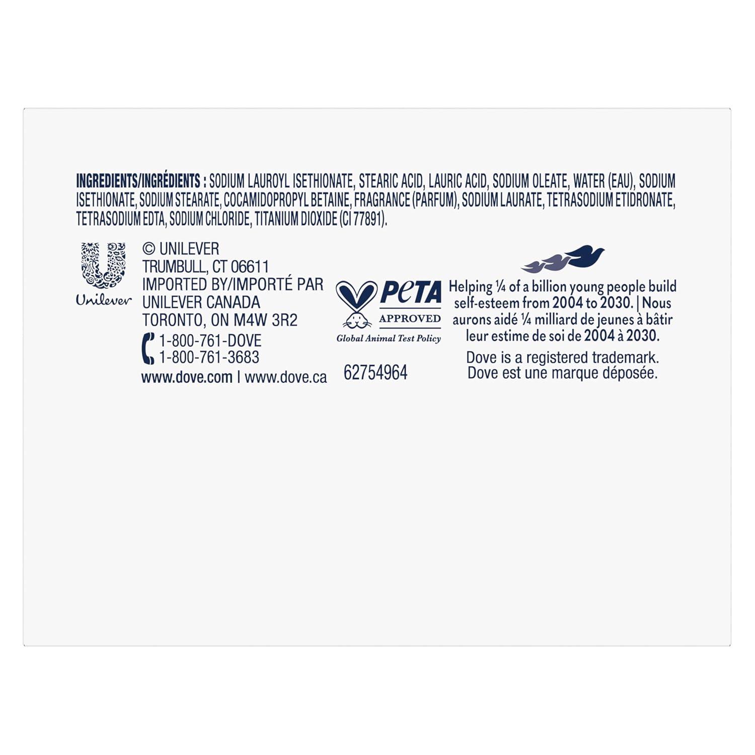 imageDove Beauty Bar Soap Original Pack of 36 for Soft Smooth Skin with 14 Moisturizing Cream 26 oz375 Ounce Pack of 2