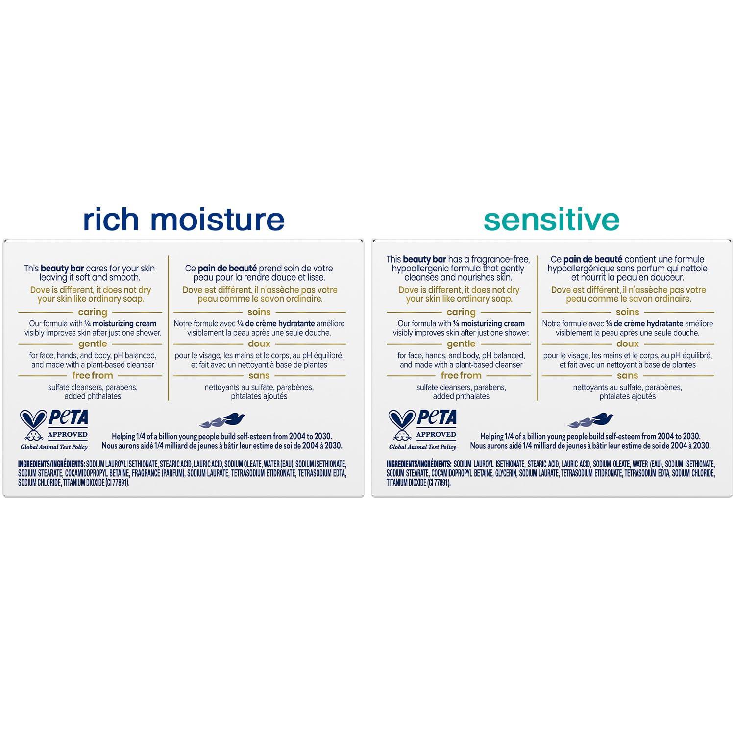 imageDove Beauty Bar Soap Original Pack of 36 for Soft Smooth Skin with 14 Moisturizing Cream 26 oz475 Ounce Pack of 1
