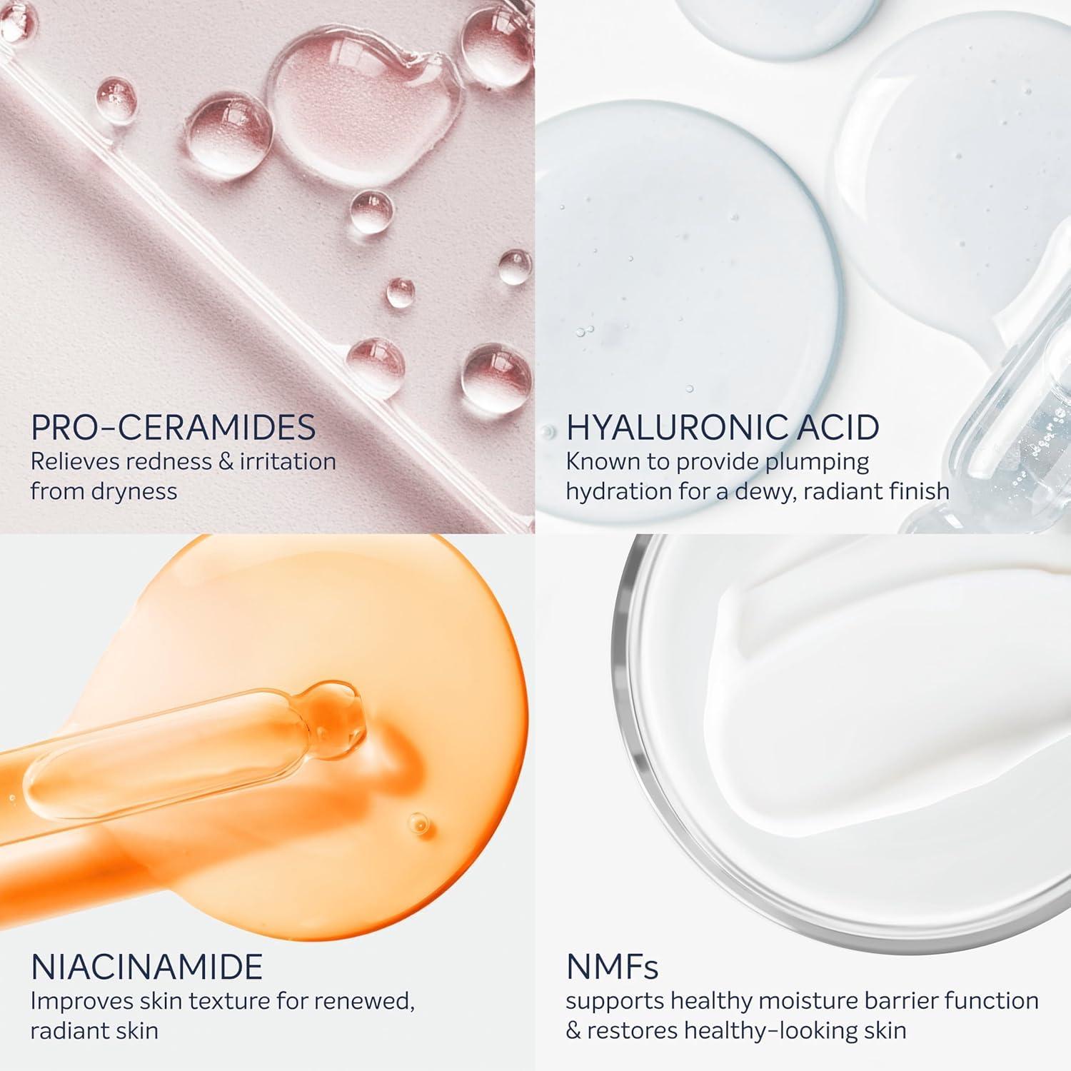imageDove Body Cream Serum ProCeramide Repair for Rough Extremely Dry Skin with Hyaluronic Acid Niacinamide and Natural Moisturizing Factors Lotion 8 oz