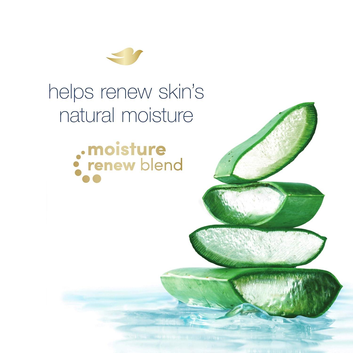 imageDove Body Wash 100 Gentle Cleansers Sulfate Free Hydrating Aloe and Birch Bodywash Gives You Softer Smoother Skin After Just One Shower 22 Fl Oz Pack of 4