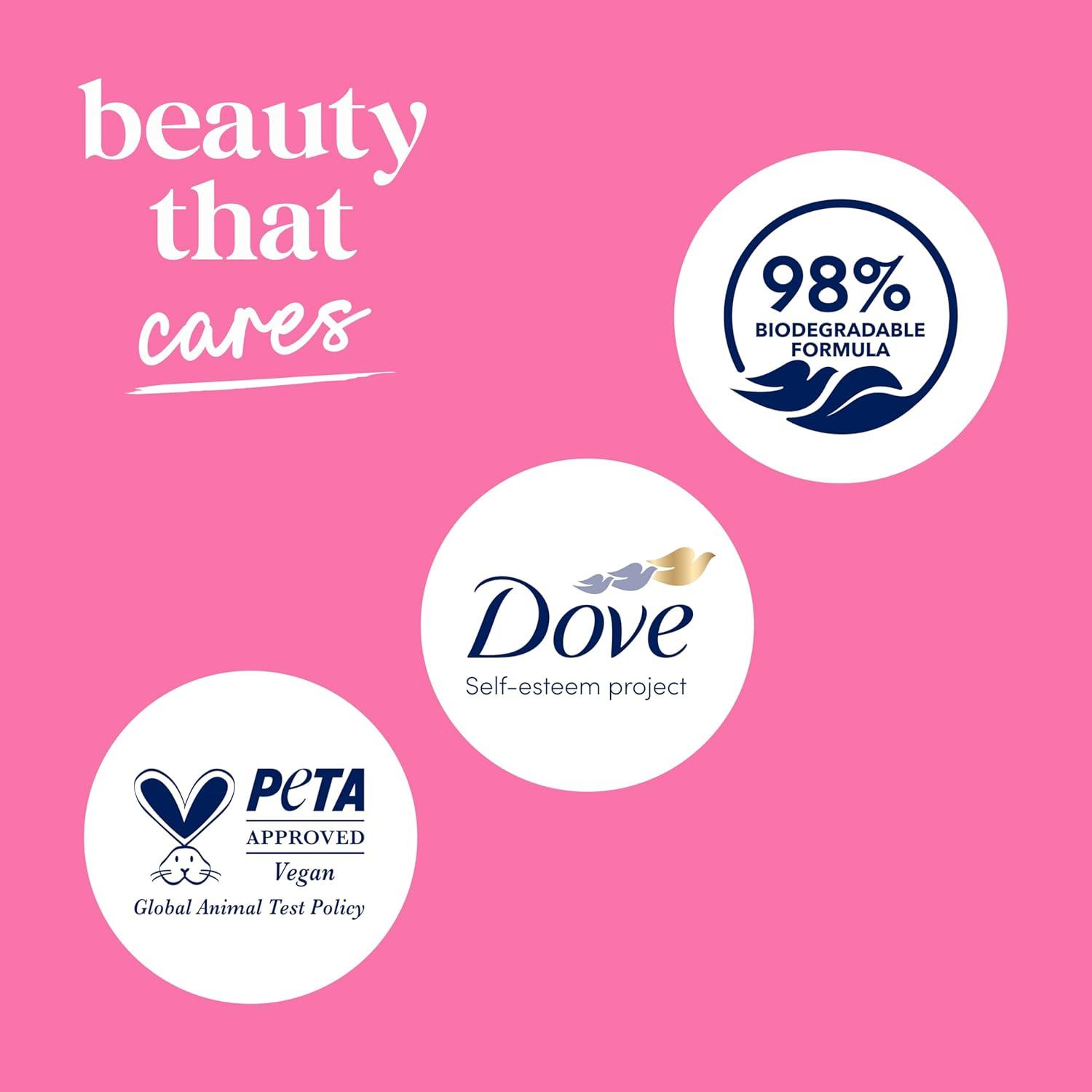 imageDove Body Wash 100 Gentle Cleansers Sulfate Free Peony and Rose Oil Effectively Washes Away Bacteria While Nourishing Your Skin 22 Fl Oz Pack of 4Peony and Rose Oil