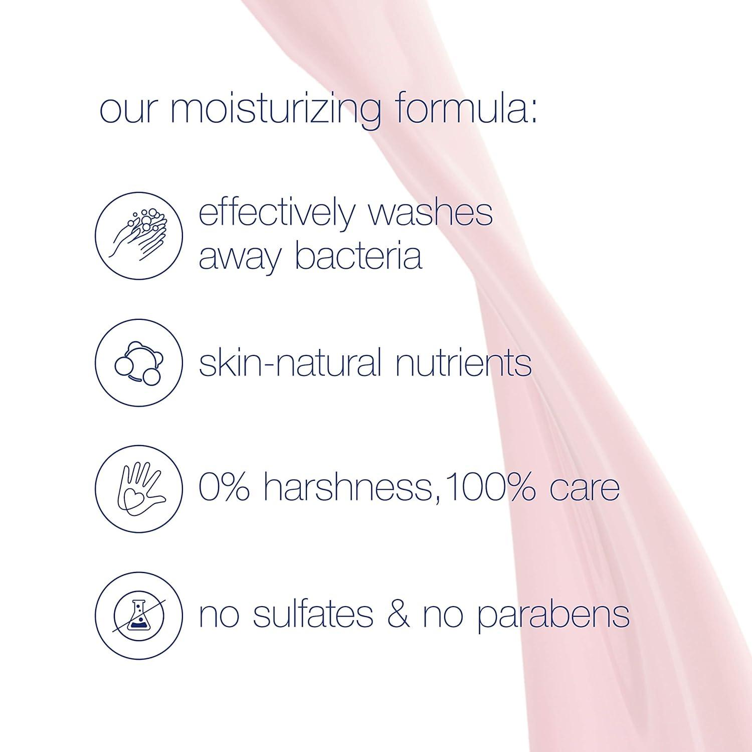 imageDove Body Wash 100 Gentle Cleansers Sulfate Free Peony and Rose Oil Effectively Washes Away Bacteria While Nourishing Your Skin 22 Fl Oz Pack of 4Peony and Rose Oil