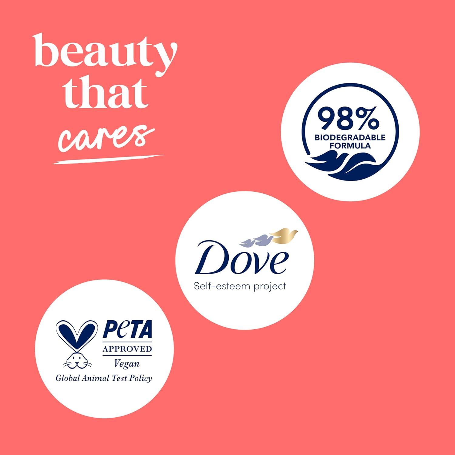 imageDove Body Wash 3 Count Rebalance White Peach amp Rice Milk For 24hr LotionSoft Skin Moisturizing Skin Cleanser with No Sulfates No Parabens