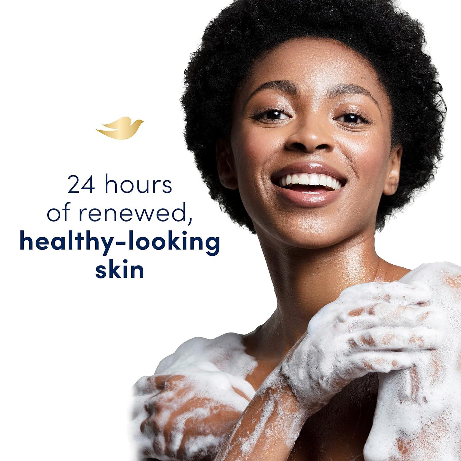 imageDove Body Wash AntiStress Blue Chamomile amp Oat Milk 4 Count for Renewed HealthyLooking Skin Moisturizing Gentle Skin Cleanser with 24hr Renewing MicroMoisture 20 ozBlue Chamomile Oat Milk