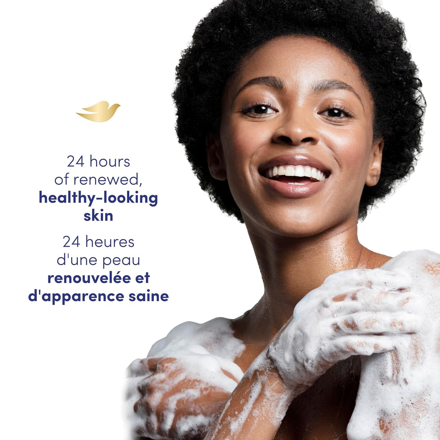 imageDove Body Wash AntiStress Blue Chamomile amp Oat Milk 4 Count for Renewed HealthyLooking Skin Moisturizing Gentle Skin Cleanser with 24hr Renewing MicroMoisture 20 ozWhite Peach Rice Millk
