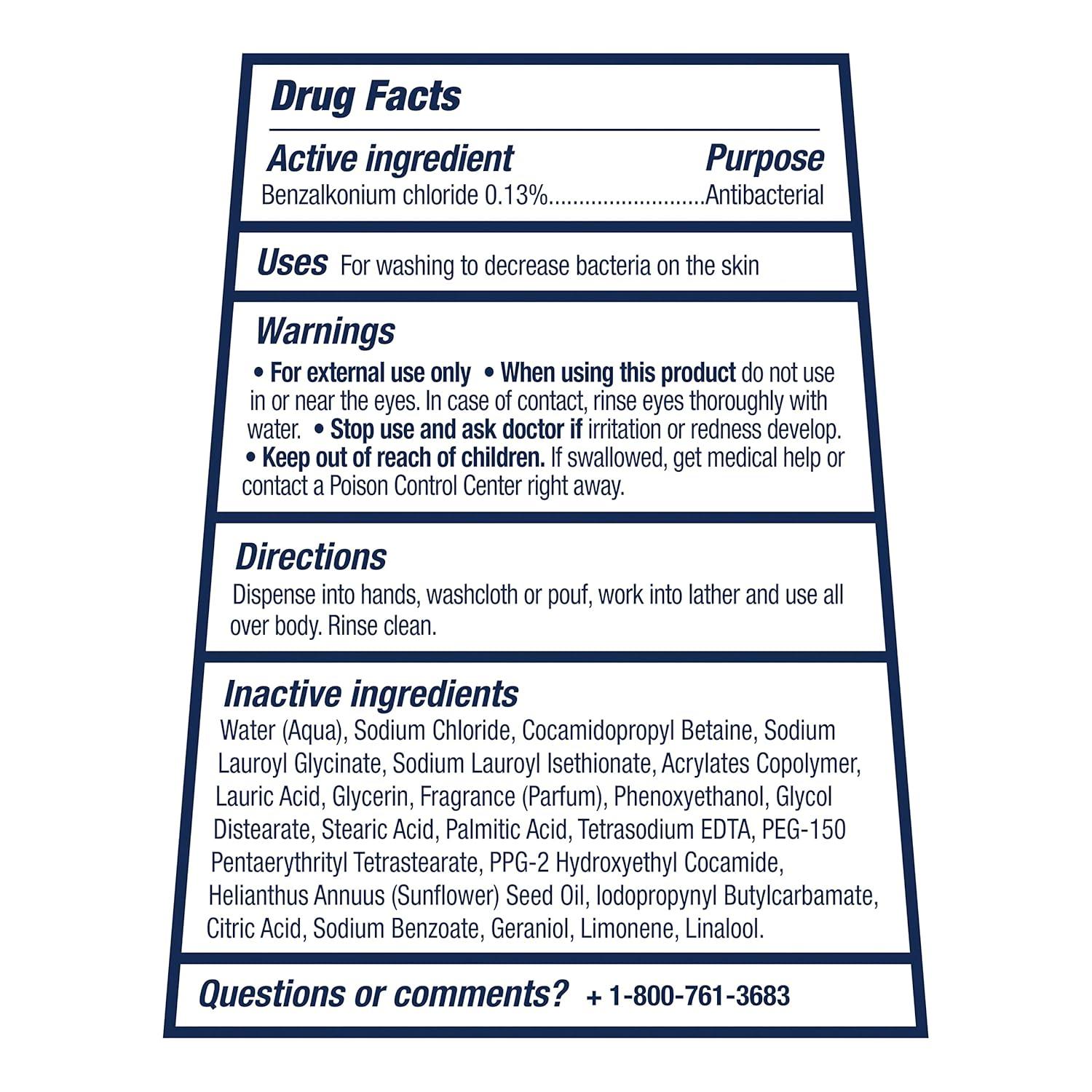imageDove Body Wash Care amp Protect Antibacterial 4 Count For All Skin Types Protects from Dryness 20 oz