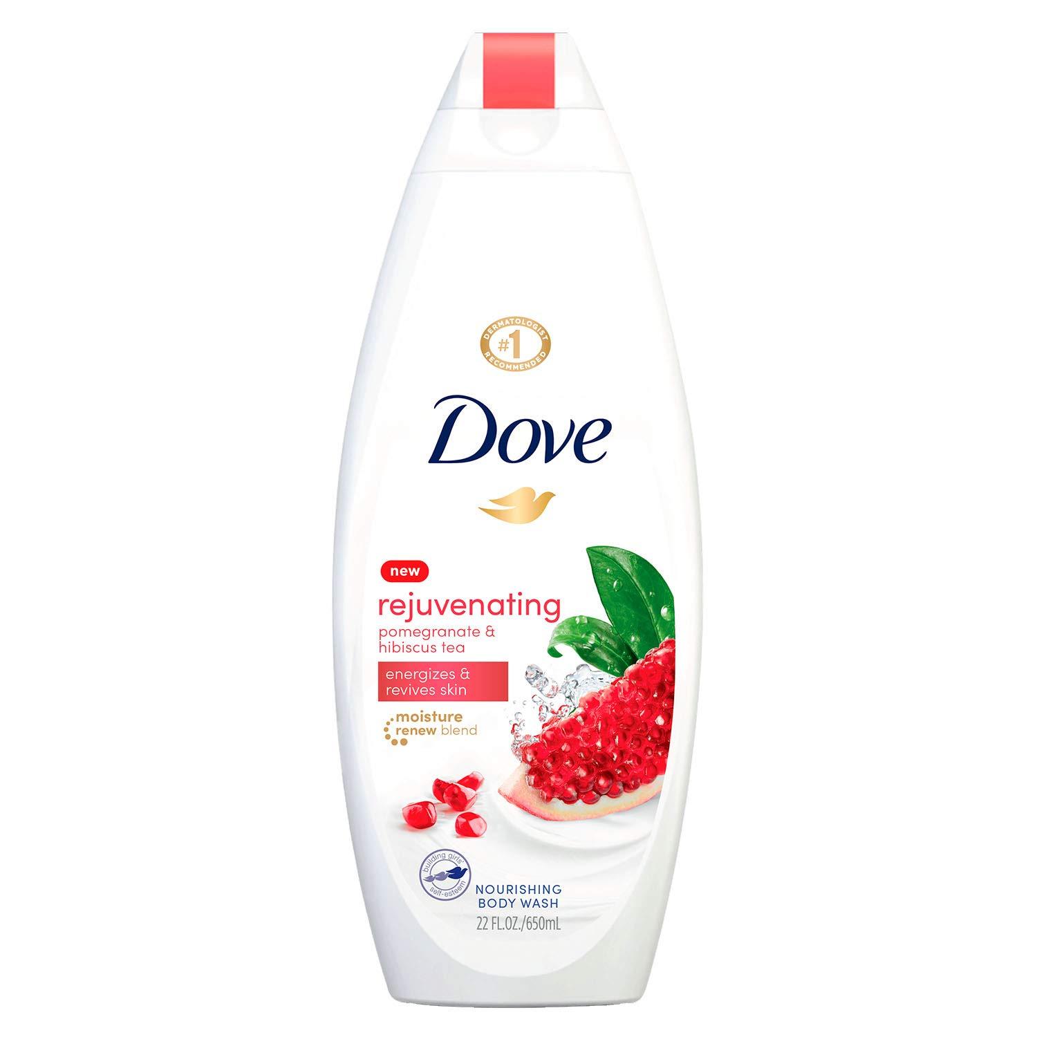 imageDove Body Wash for Softer Smoother Skin After Just One Use Pomegranate and Hibiscus Tea Sulfatefree Bodywash 20 Fl Oz Pack of 2Pomegranate and Hibiscus Tea