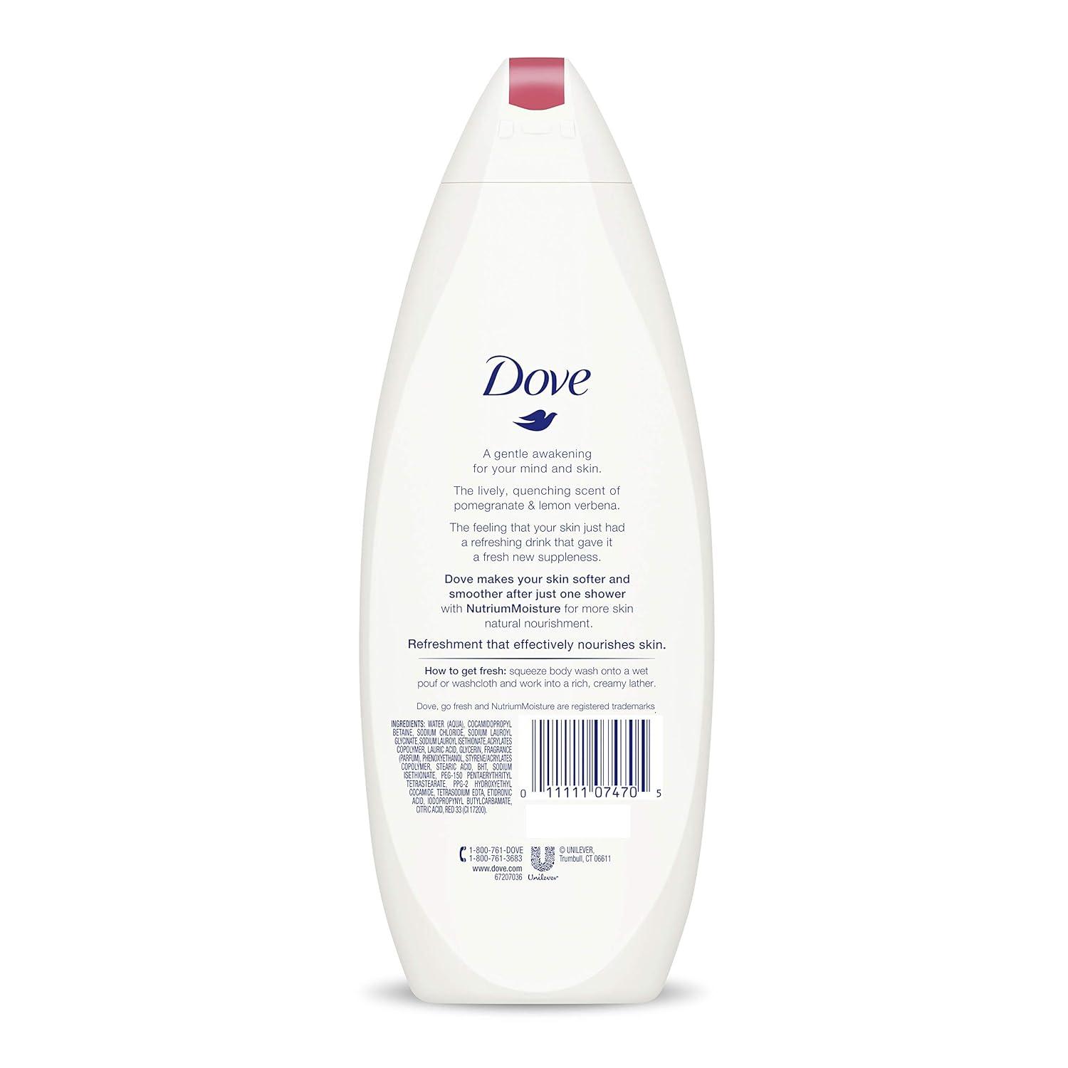 imageDove Body Wash for Softer Smoother Skin After Just One Use Pomegranate and Hibiscus Tea Sulfatefree Bodywash 20 Fl Oz Pack of 2Pomegranate and Hibiscus Tea