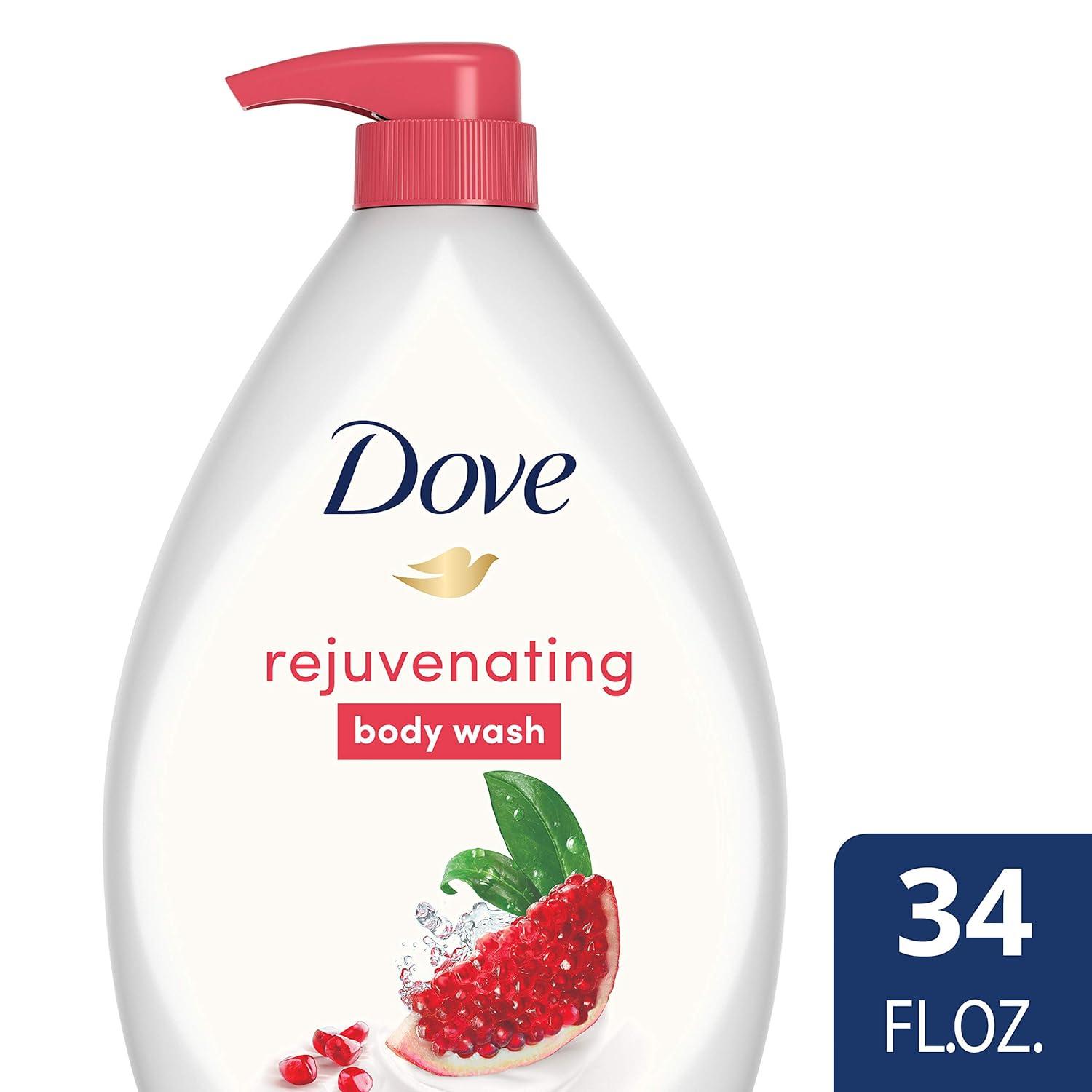 imageDove Body Wash for Softer Smoother Skin After Just One Use Pomegranate and Hibiscus Tea Sulfatefree Bodywash 20 Fl Oz Pack of 2Pomegranate and Lemon Verbena