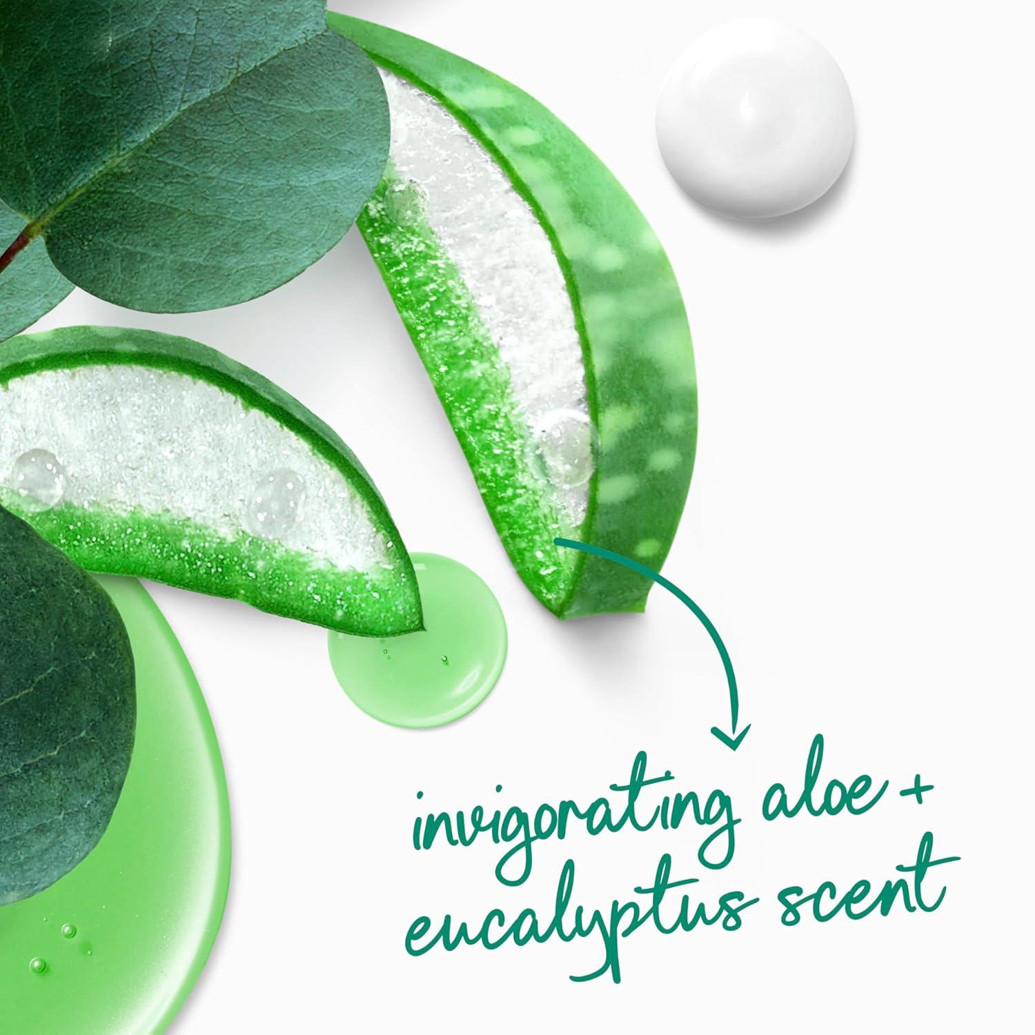 imageDove Body Wash with Pump 4 Count Invigorate Aloe amp Eucalyptus For 24hr LotionSoft Skin Moisturizing Skin Cleanser with No Sulfates No Parabens