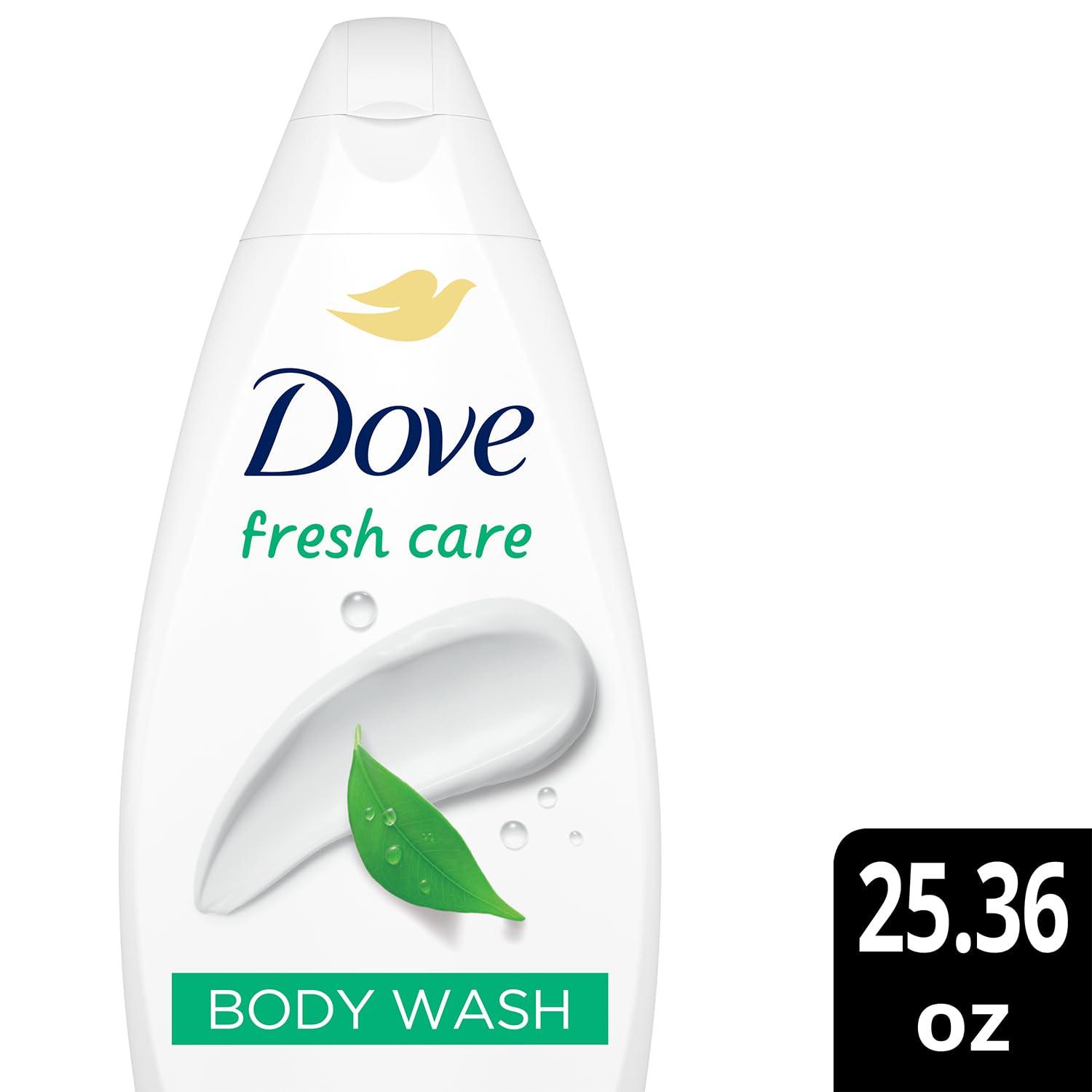 imageDove Body Wash with Pump with Skin Natural Nourishers for Instantly Soft Skin and Lasting Nourishment Deep Moisture Cleanser That Effectively Washes Away Bacteria While Nourishing Your Skin 34 oz 3 Count22 Fl Oz Pack of 4