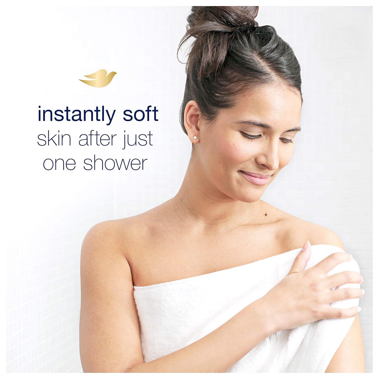 imageDove Body Wash with Pump with Skin Natural Nourishers for Instantly Soft Skin and Lasting Nourishment Deep Moisture Cleanser That Effectively Washes Away Bacteria While Nourishing Your Skin 34 oz 3 Count22 Fl Oz Pack of 2