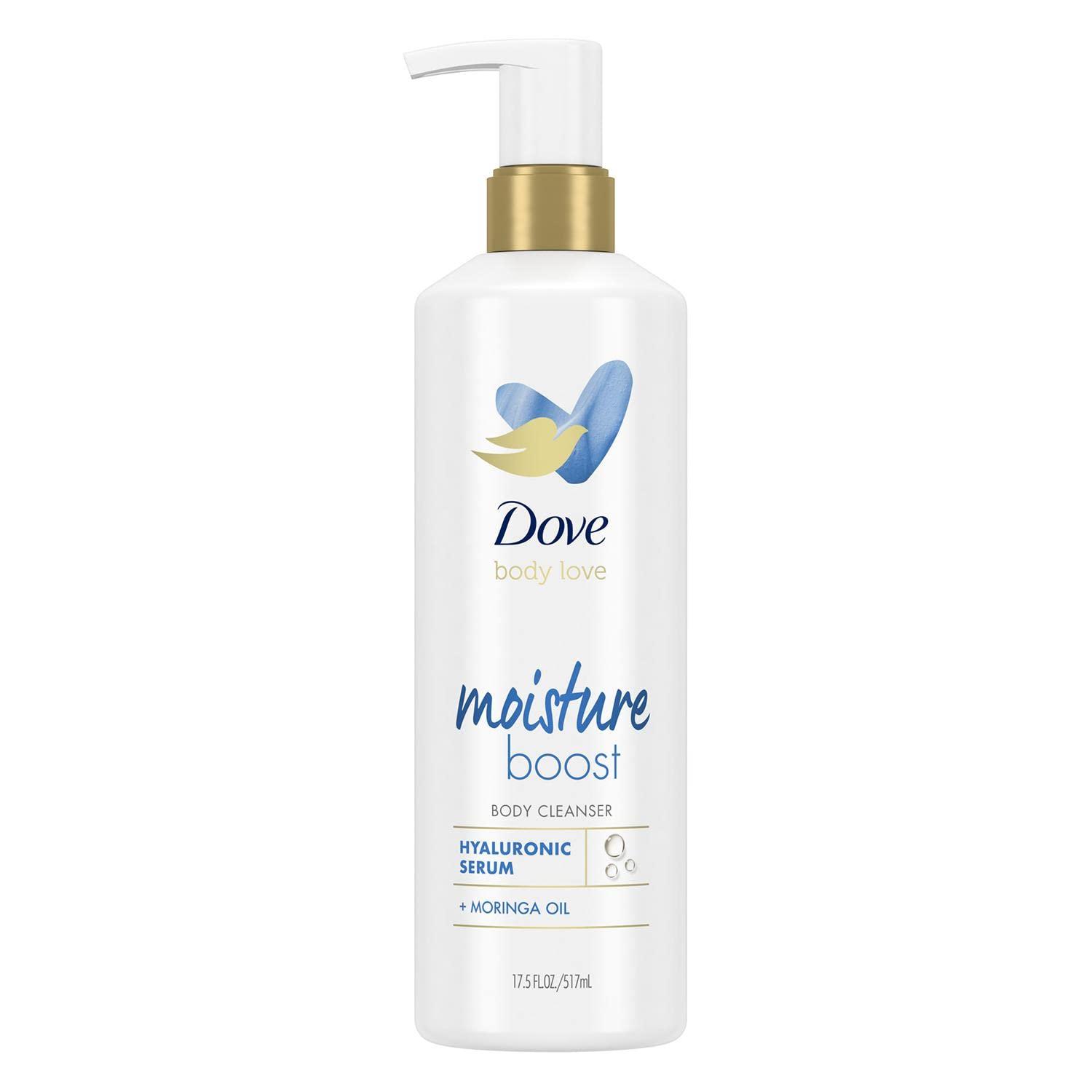 imageDove Body loveDrylotionBodyUnisexHyaluronic Acid and Moringa OilAdultMoisture BoostBody washCruelty FreeUnscented