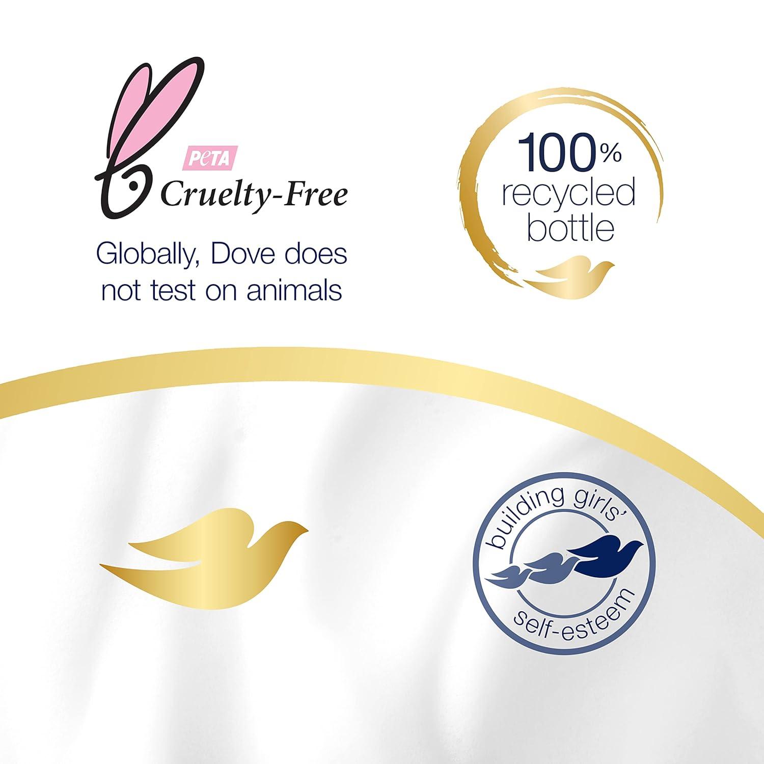 imageDove Concentrate Refills x2 and 100 percent Recycled Reusable Bottle for Instantly Soft Skin Daily Moisture Starter Kit for Lasting Nourishment Body Care 4 fl oz makes 16 fl oz1 Count Pack of 1
