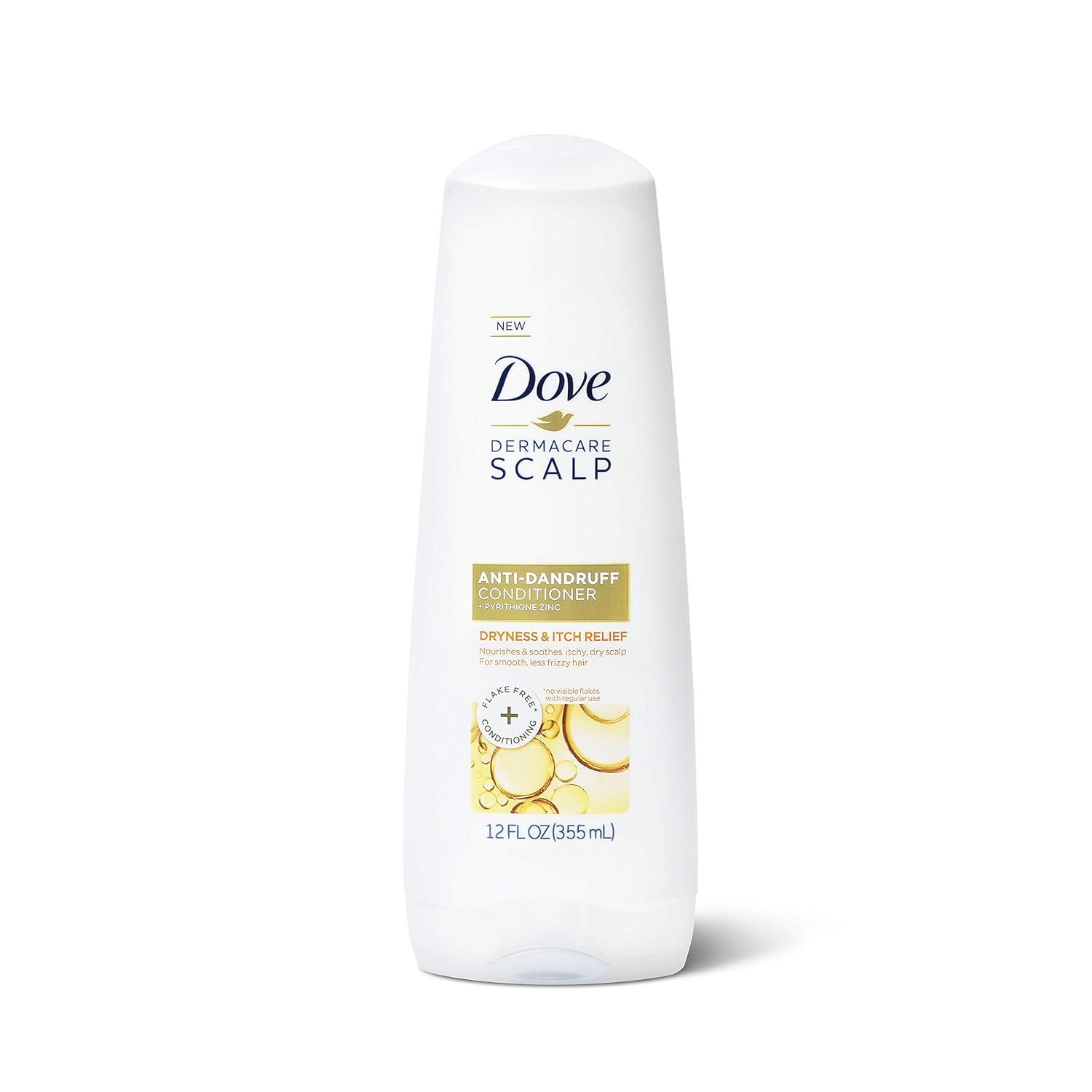 imageDove Damage Therapy Derma Conditioner Dryness Itch for Flaky Scalp with Pyrithione Zinc and Coconut Oil 12 Fl OzCoconut