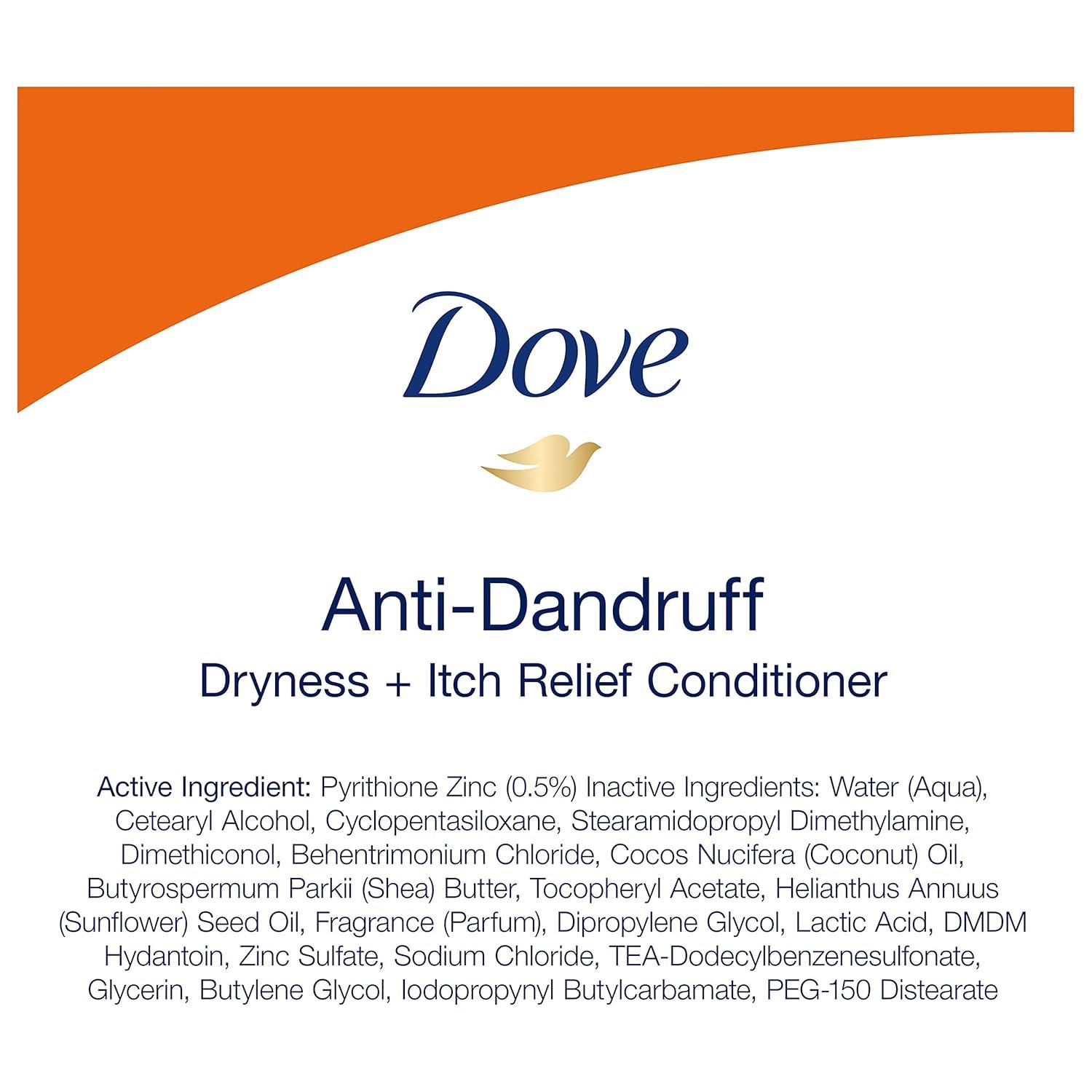 imageDove Damage Therapy Derma Conditioner Dryness Itch for Flaky Scalp with Pyrithione Zinc and Coconut Oil 12 Fl OzCoconut