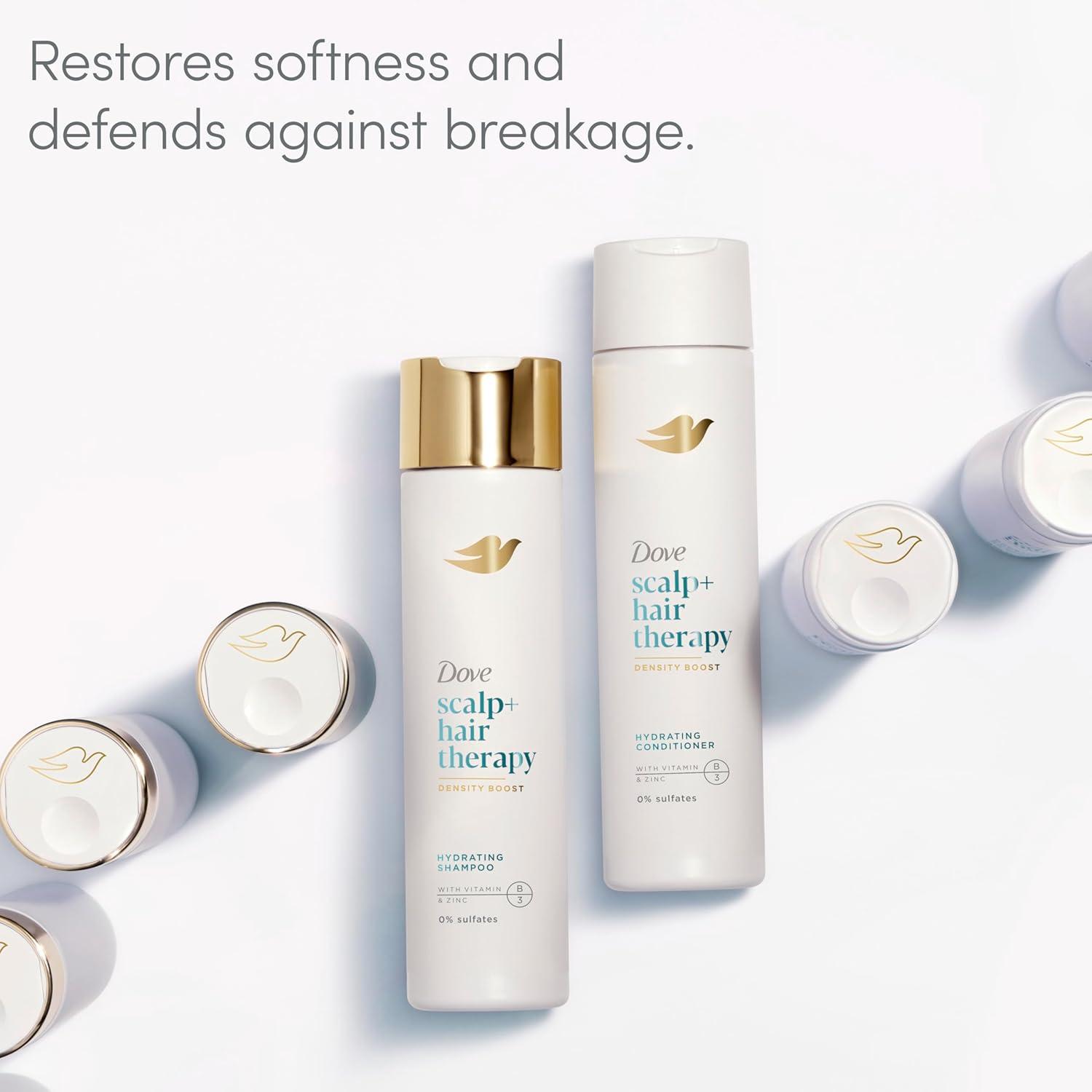 imageDove Density Boost Strengthening Conditioner Scalp Hair Therapy for protecting against premature breakage with Vitamin B3 Zinc and 0 sulfates 925 oz925 Fl Oz Pack of 2