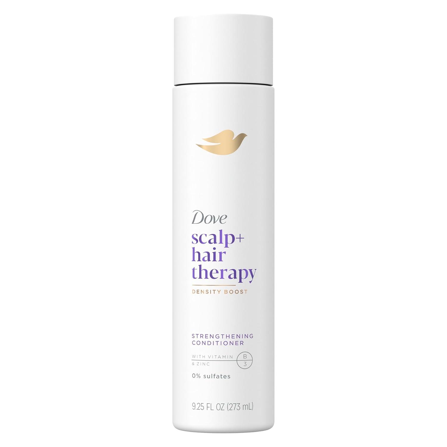 imageDove Density Boost Strengthening Conditioner Scalp Hair Therapy for protecting against premature breakage with Vitamin B3 Zinc and 0 sulfates 925 oz925 Fl Oz Pack of 1