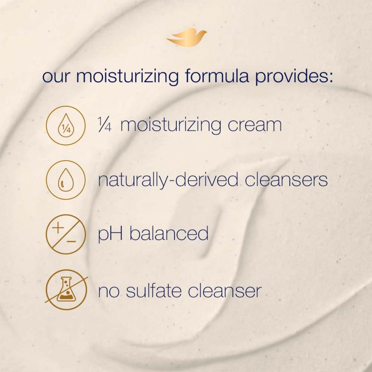 imageDove Exfoliating Body Polish Body Scrub Crushed Almond and Mango Butter 4 Count Exfoliating Scrub for Dry Skin Gently Exfoliates to Reveal Healthy Skin 105 ozMango Almond