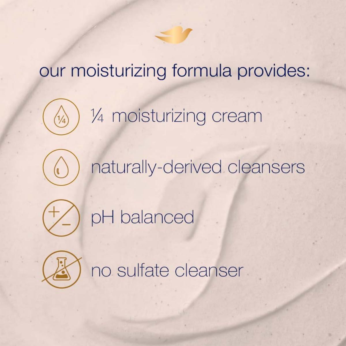imageDove Exfoliating Body Polish Body Scrub Crushed Almond and Mango Butter 4 Count Exfoliating Scrub for Dry Skin Gently Exfoliates to Reveal Healthy Skin 105 ozSubtle Floral