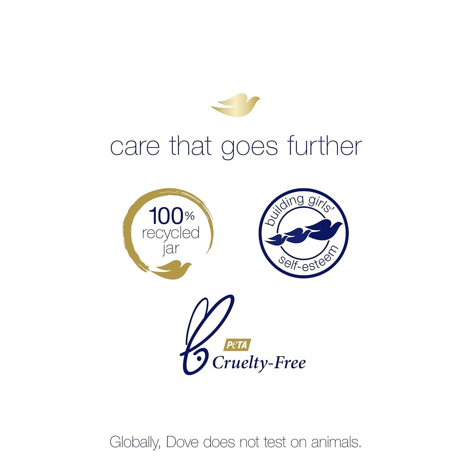 imageDove Exfoliating Body Polish Body Scrub Crushed Almond and Mango Butter 4 Count Exfoliating Scrub for Dry Skin Gently Exfoliates to Reveal Healthy Skin 105 ozOatmeal and Calendula Oil