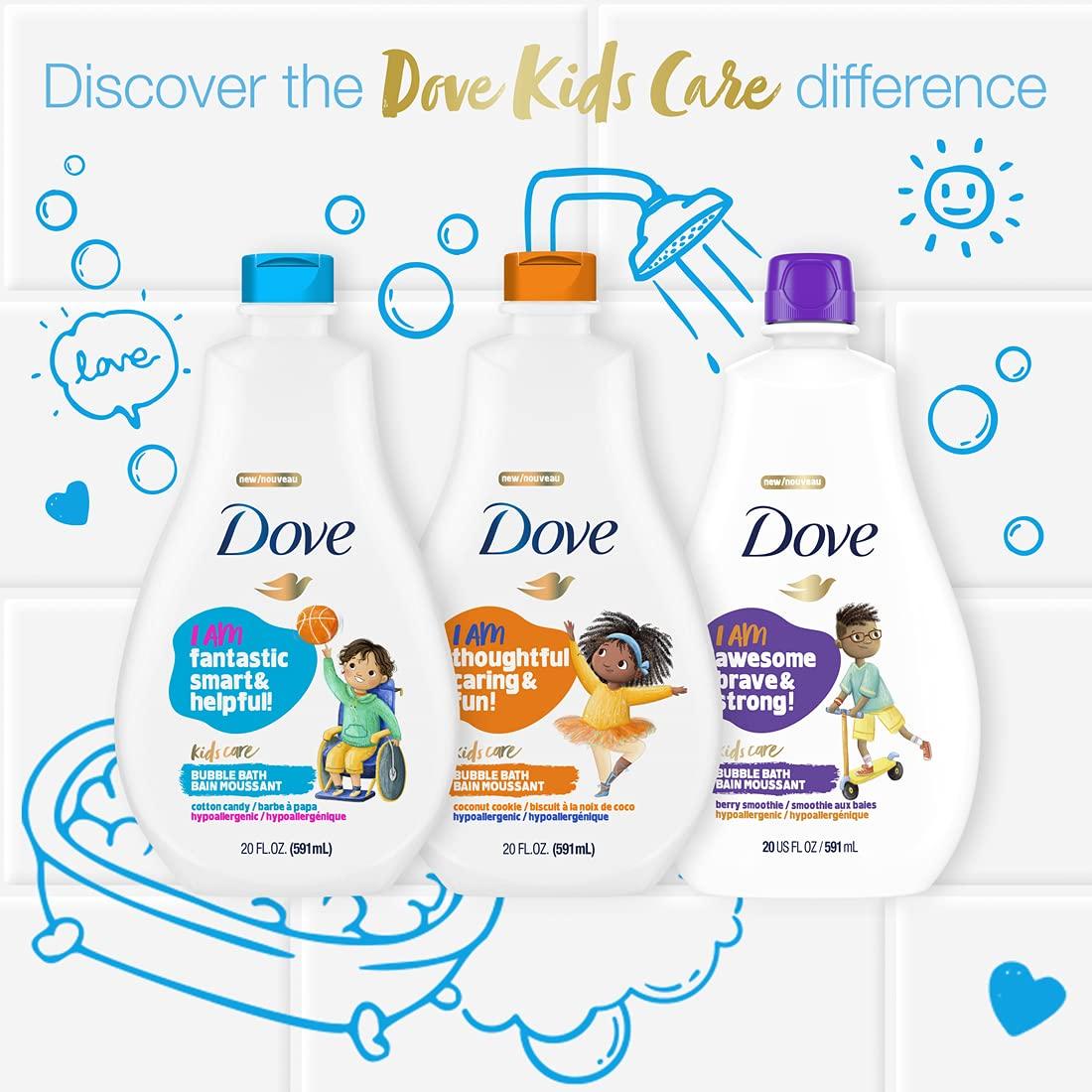 imageDove Foaming Body Wash For Kids 4 Count Berry Smoothie Hypoallergenic Skin Care 135 ozBerry Smoothie