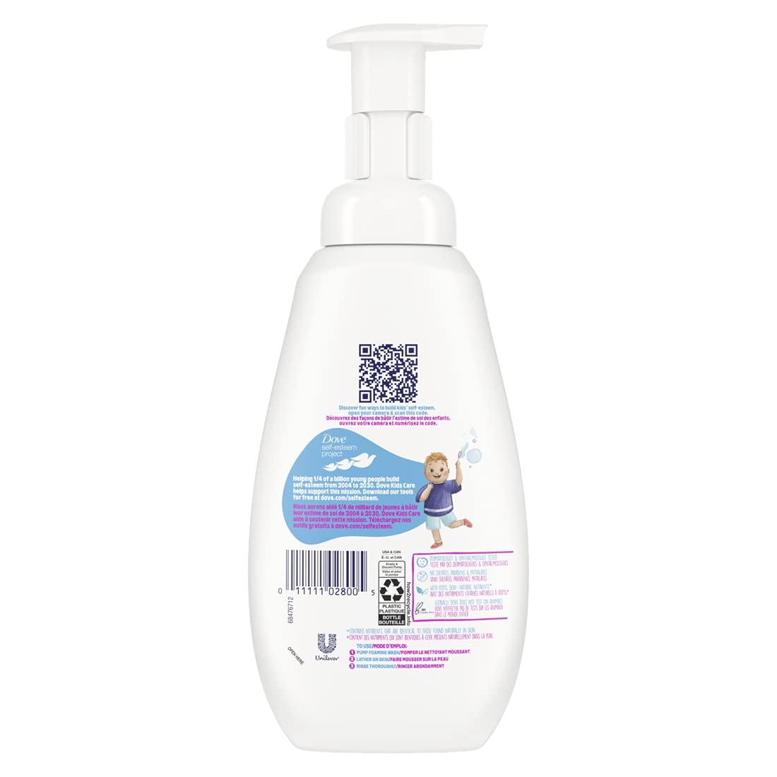 imageDove Foaming Body Wash For Kids 4 Count Berry Smoothie Hypoallergenic Skin Care 135 ozCotton Candy