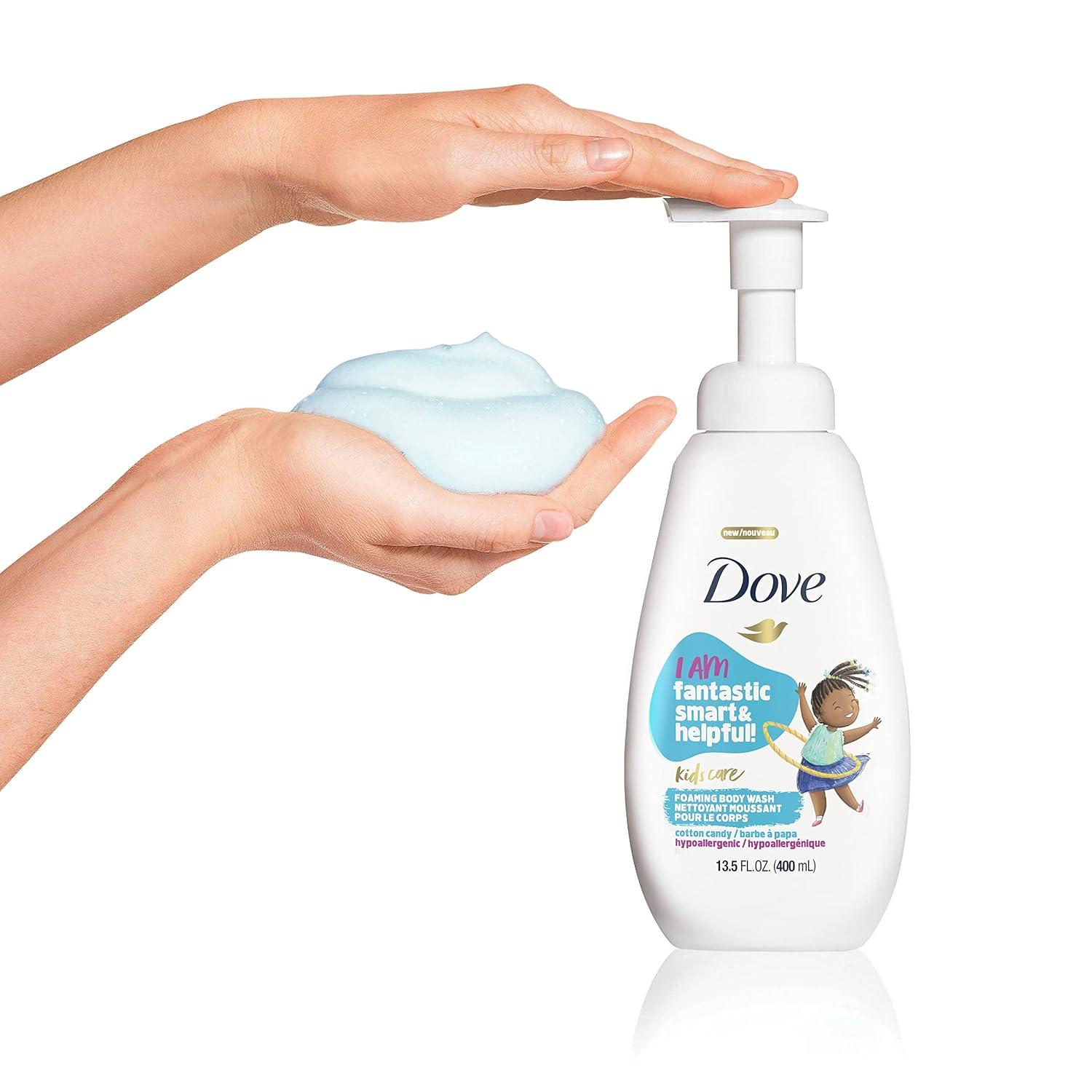 imageDove Foaming Body Wash For Kids 4 Count Berry Smoothie Hypoallergenic Skin Care 135 ozUnscented