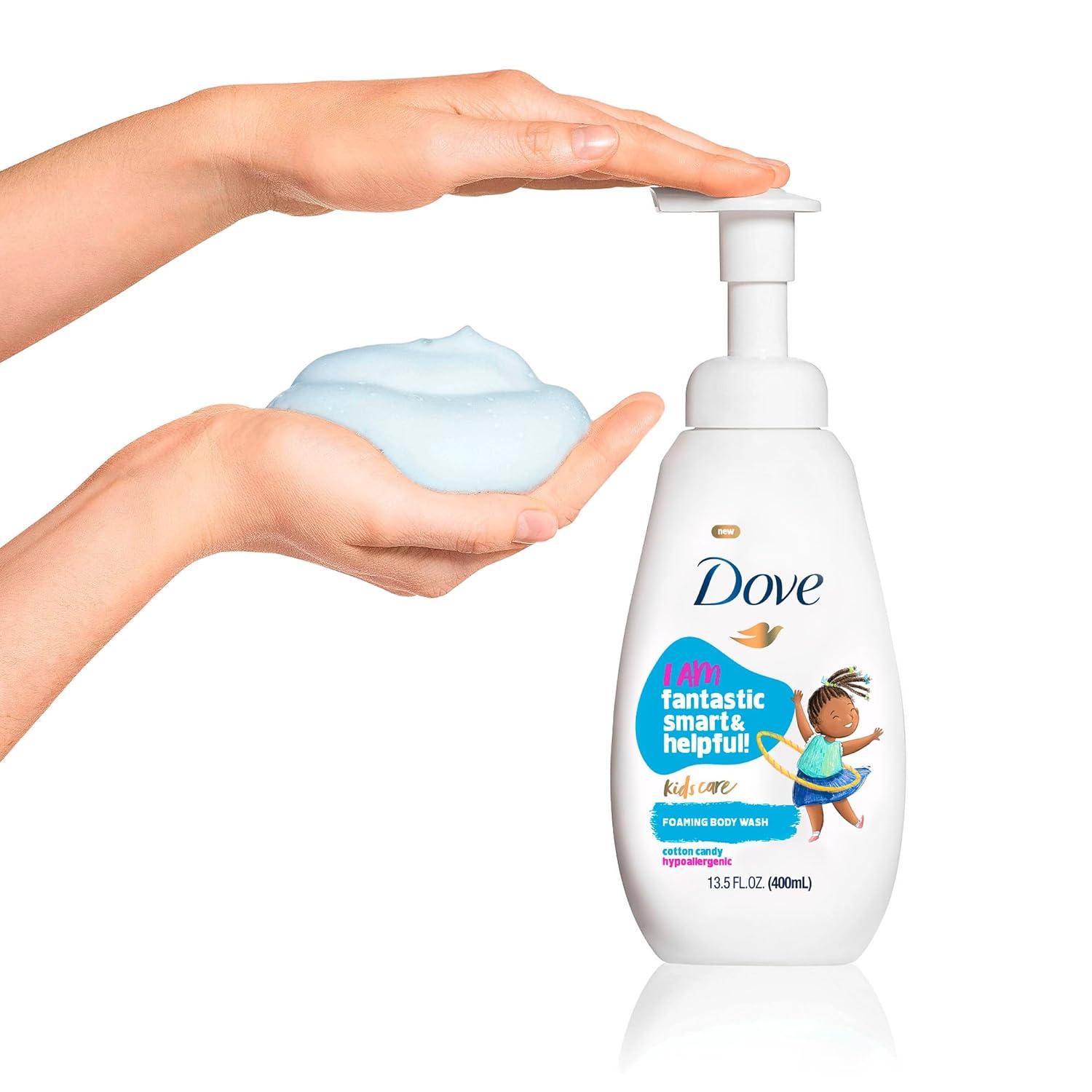 imageDove Foaming Body Wash For Kids 4 Count Berry Smoothie Hypoallergenic Skin Care 135 ozUnscented