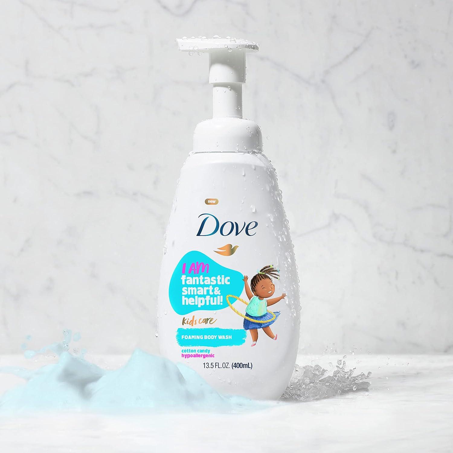 imageDove Foaming Body Wash For Kids 4 Count Berry Smoothie Hypoallergenic Skin Care 135 ozUnscented