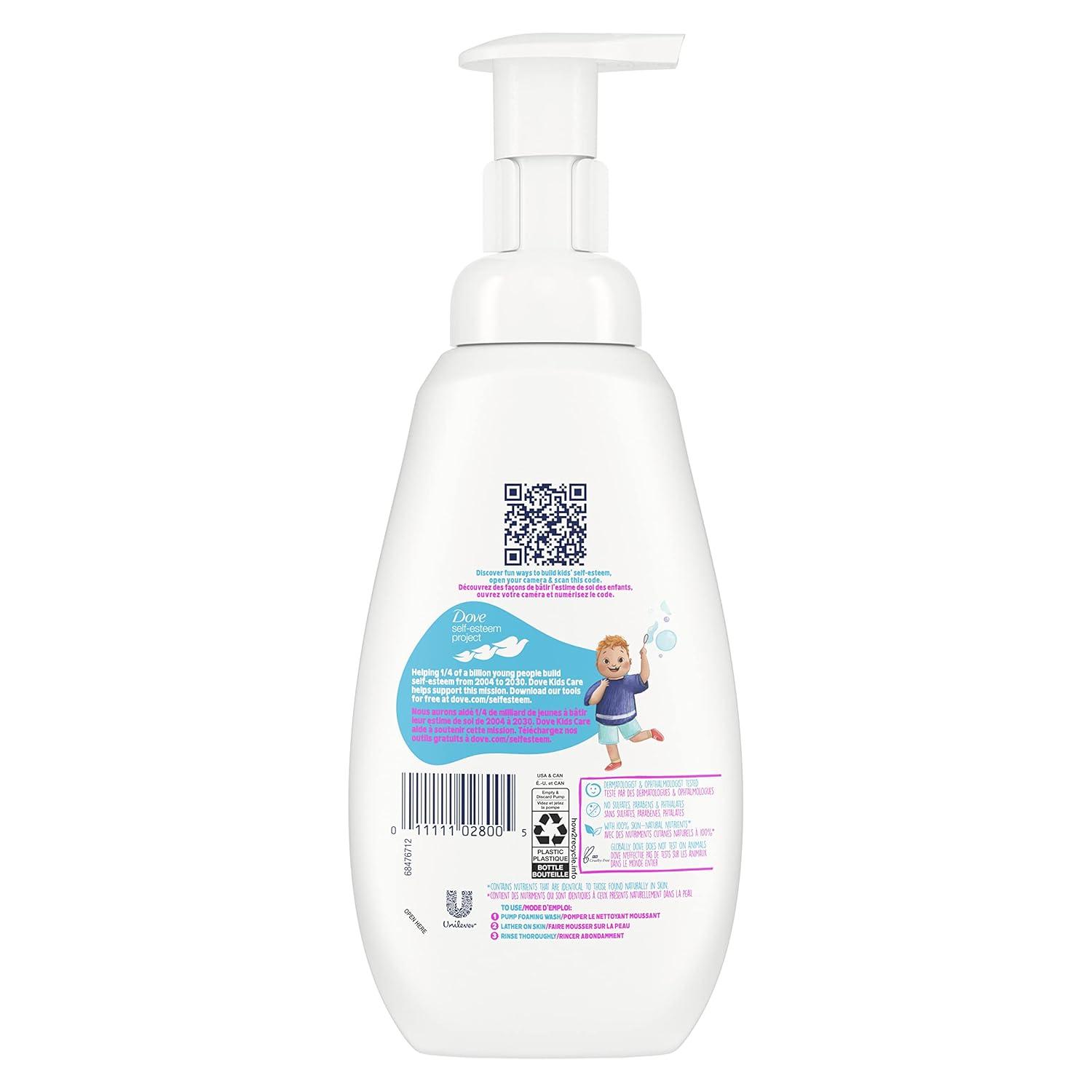imageDove Foaming Body Wash For Kids 4 Count Berry Smoothie Hypoallergenic Skin Care 135 ozUnscented