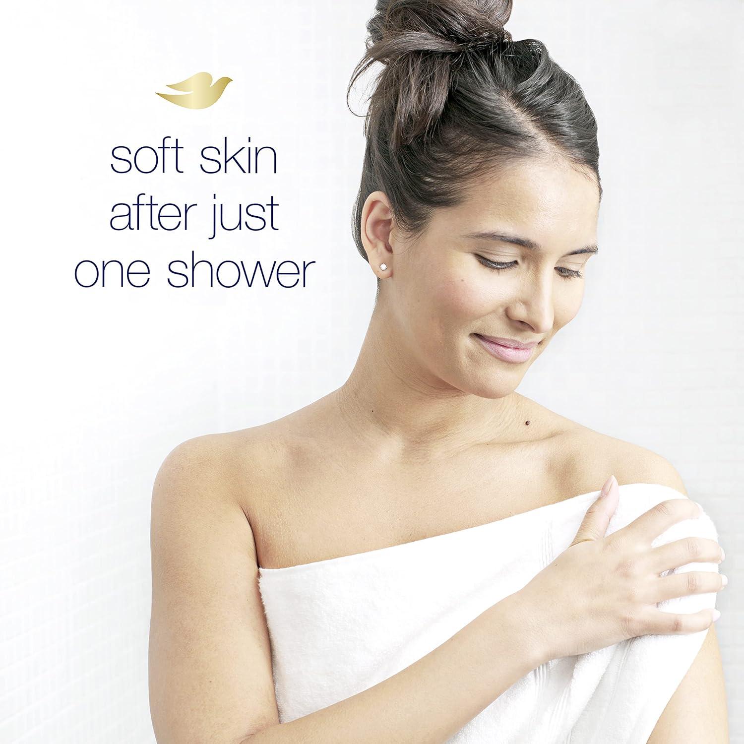 imageDove Instant Foaming Body Wash 4 Count for Soft Smooth Skin Deep Moisture Cleanser That Effectively Washes Away Bacteria While Nourishing Your Skin White 135 OzUnscented