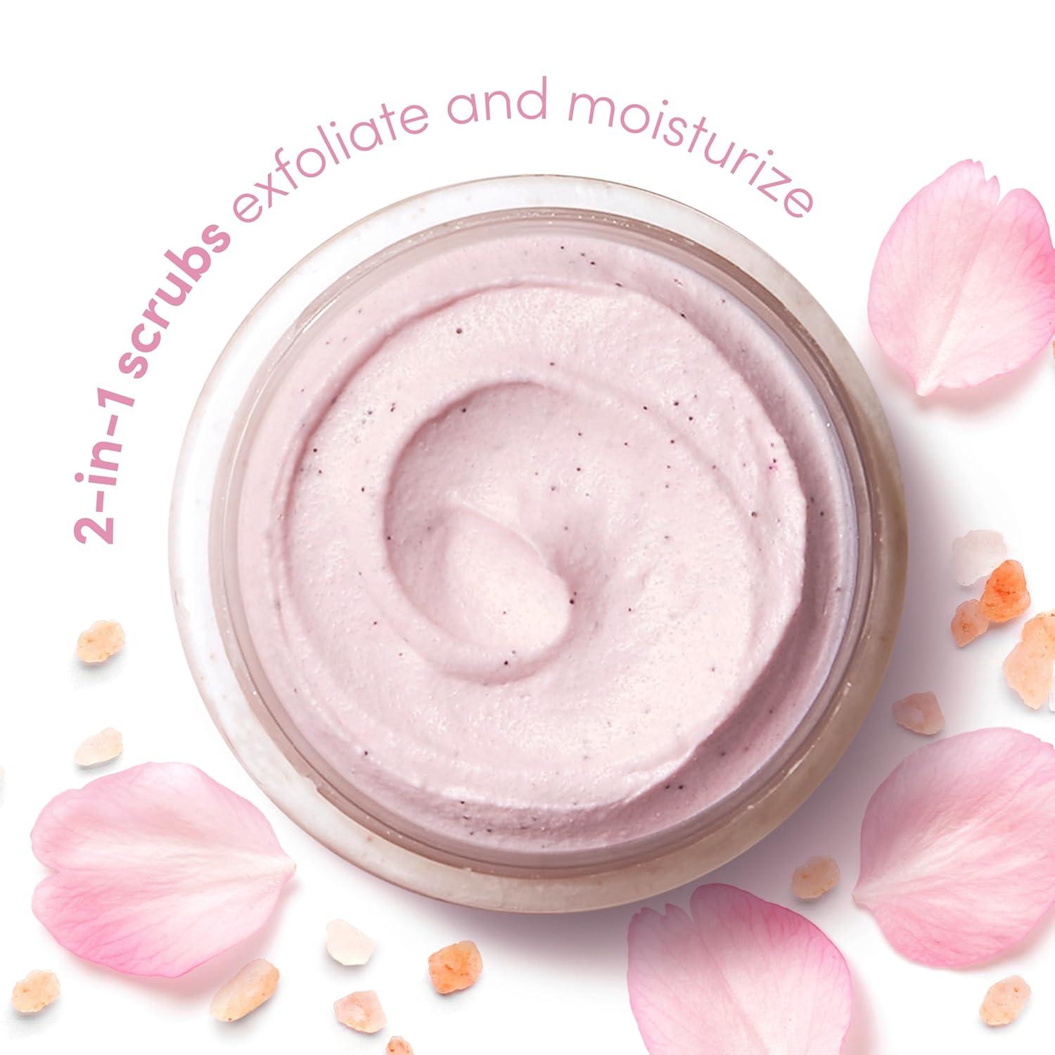 imageDove Mixed Body Scub Trial Pack 3 Pack for Women for Visibly SilkySmooth Nourished Skin 35 oz
