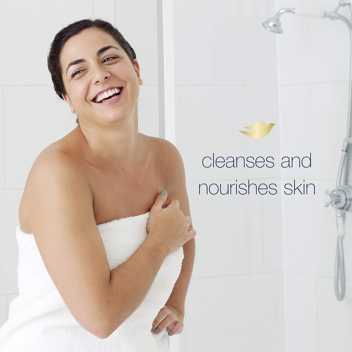 imageDove Mixed Body Wash Pack with Skin Natural Nourishers for Instantly Soft Skin and Lasting Nourishment Cleanser That Effectively Washes Away Bacteria While Nourishing Your Skin 4 Count