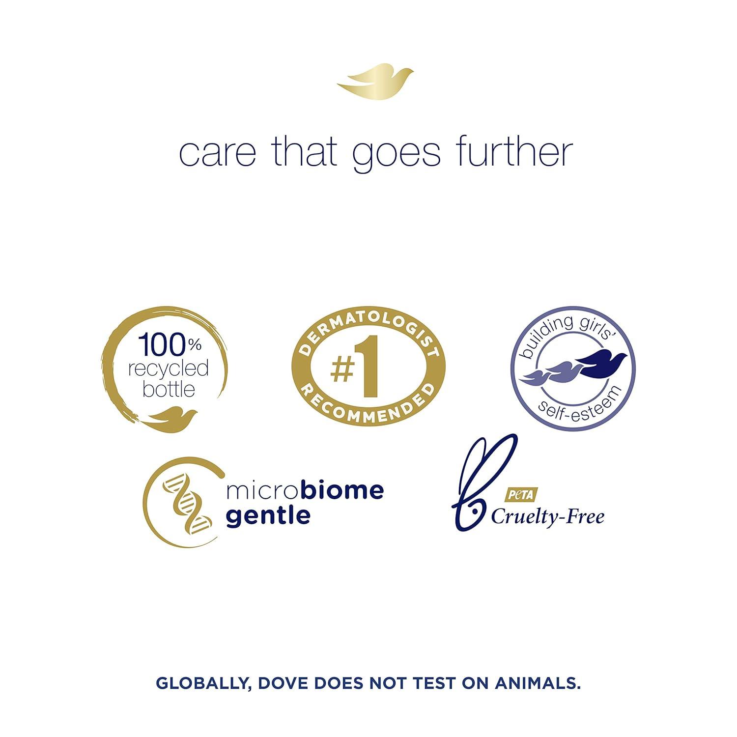 imageDove Mixed Body Wash Pack with Skin Natural Nourishers for Instantly Soft Skin and Lasting Nourishment Cleanser That Effectively Washes Away Bacteria While Nourishing Your Skin 4 Count
