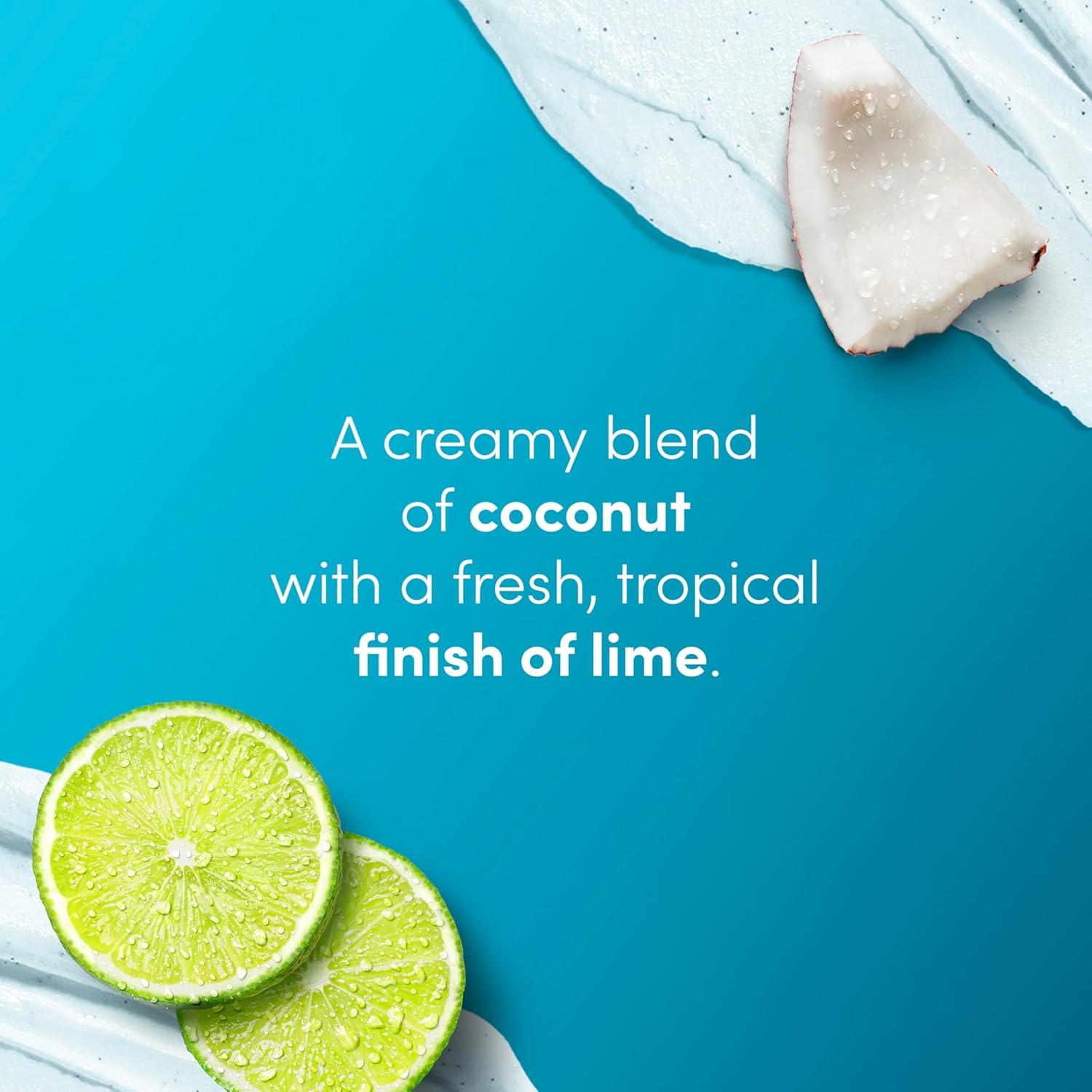 imageDove Moisturizing Body Scrub Coconut amp Lime pHBalanced Whipped Texture SkinRenewing Exfoliator 15 oz
