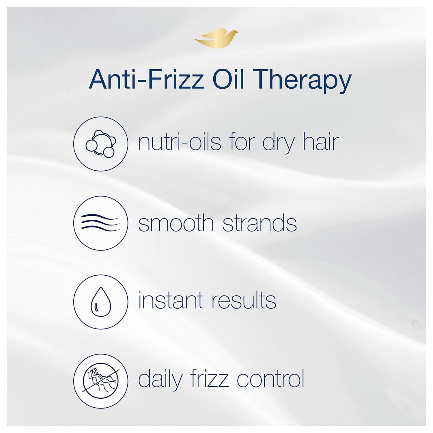 imageDove Nutritive Solutions Dry Hair Conditioner for Frizzy Control Oil Therapy with NutriOils Moisturizing Conditioner Formula Smooths Hair 12 oz 4 CountRegenerative Nourishment