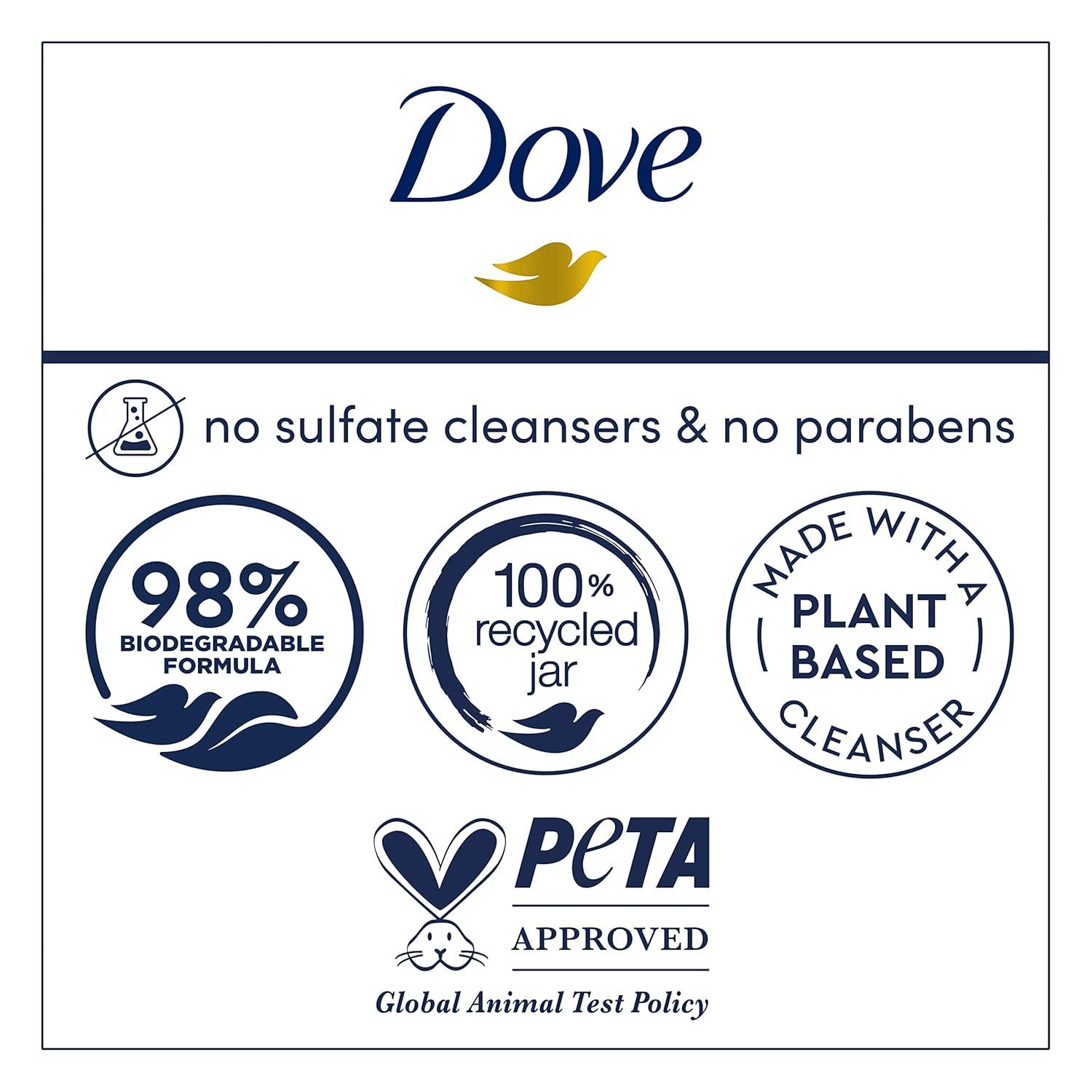 imageDove Powered By Nature Smoothing Body Polish Exfoliating With 5 Natural Origin Ingredient Blend For Skin Care 105 oz Pack of 1105 Ounce Pack of 1
