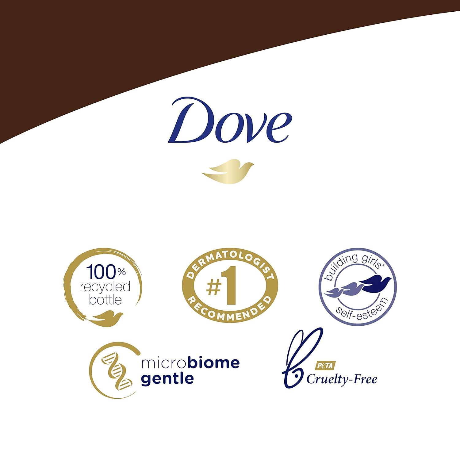 imageDove Purely Pampering Body Wash for Dry Skin Coconut Butter and Cocoa Butter Effectively Washes Away Bacteria While Nourishing Your Skin 22 oz 4 count22 Fl Oz Pack of 4
