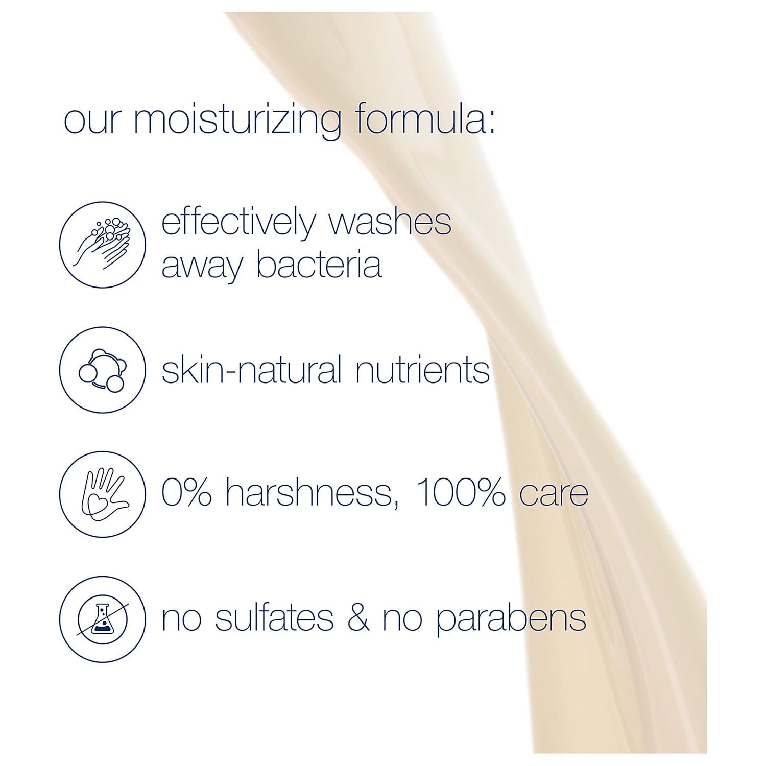 imageDove Purely Pampering Body Wash for Dry Skin Shea Butter with Warm Vanilla Effectively Washes Away Bacteria While Nourishing Your Skin 22 Fl Oz Pack of 4Shea Butter and Warm Vanilla