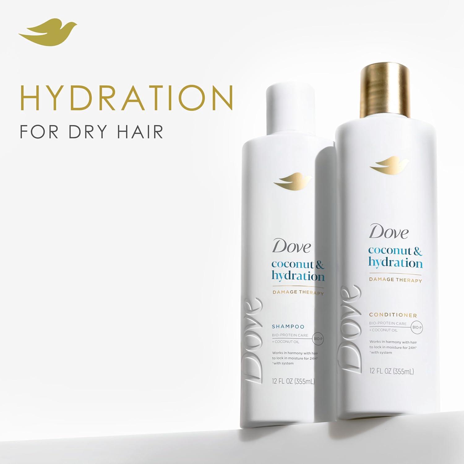 imageDove Ultra Care Coconut amp Hydration Conditioner for Dry Hair with Jojoba and Sweet Almond Oils 254 ozCoconut Hydration
