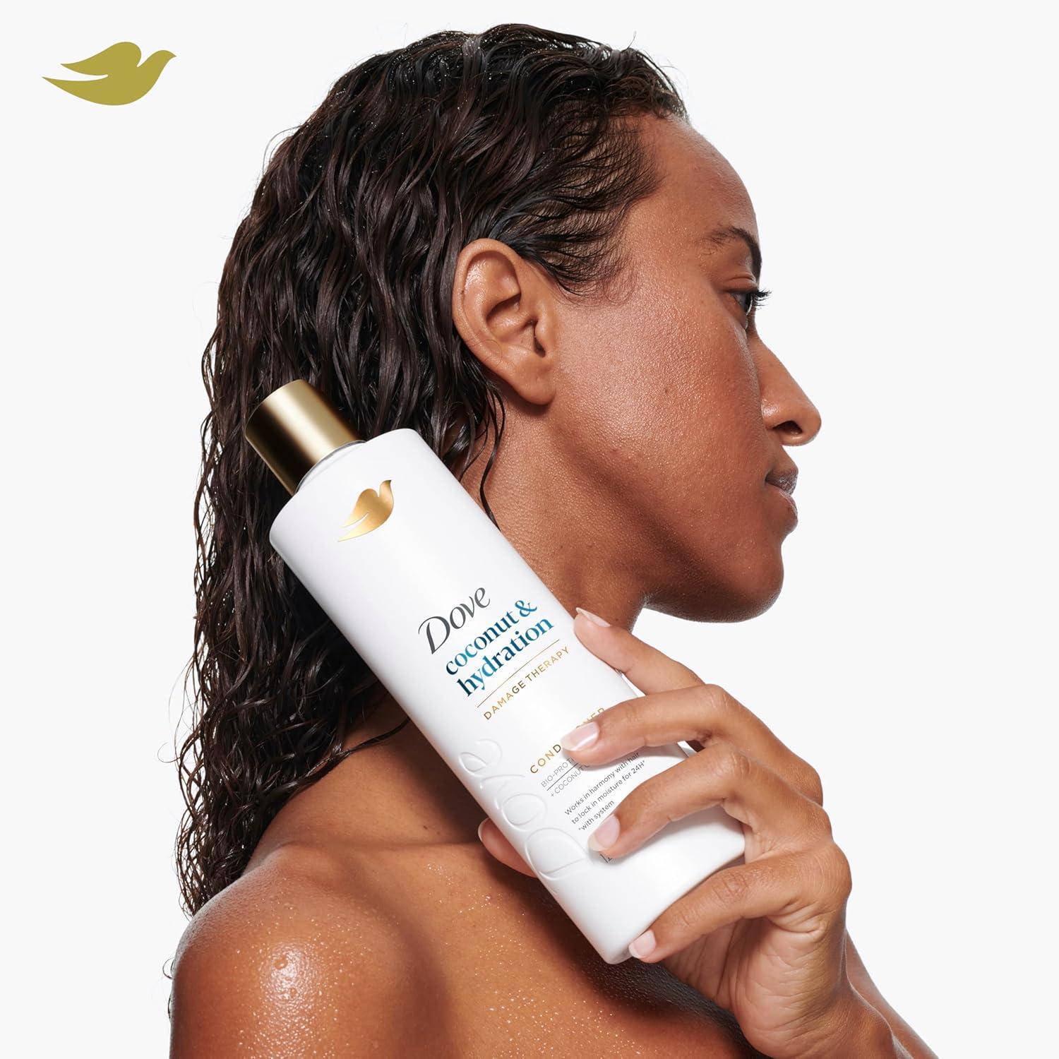imageDove Ultra Care Coconut amp Hydration Conditioner for Dry Hair with Jojoba and Sweet Almond Oils 254 ozCoconut Hydration