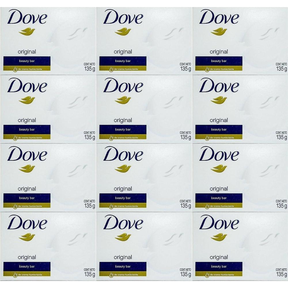 imageDove Beauty Bar Soap Original Pack of 36 for Soft Smooth Skin with 14 Moisturizing Cream 26 oz475 Ounce Pack of 12